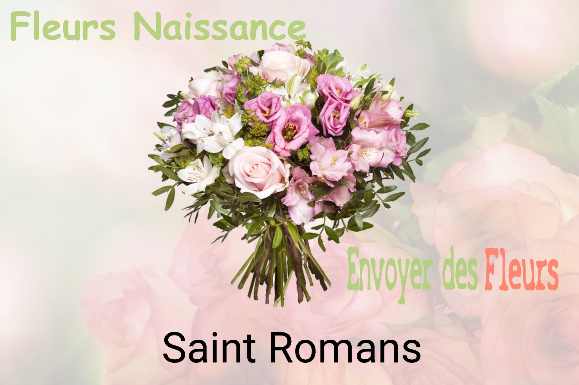 Bouquet de fleurs de naissance livré à Saint-Romans
